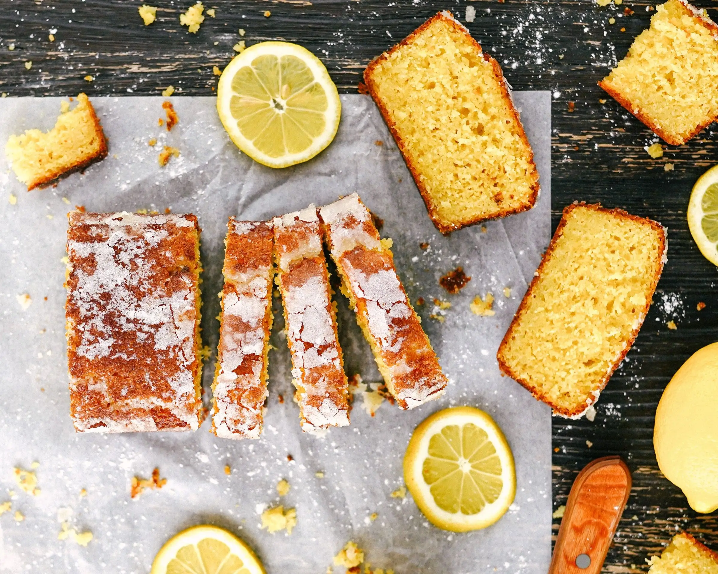 Olive Oil Semolina Lemon Cake