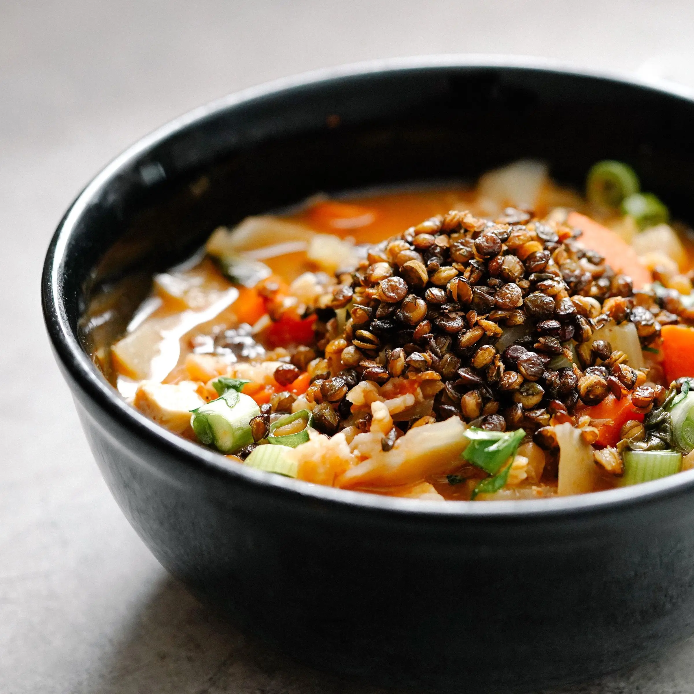 Spicy Crispy Lentils