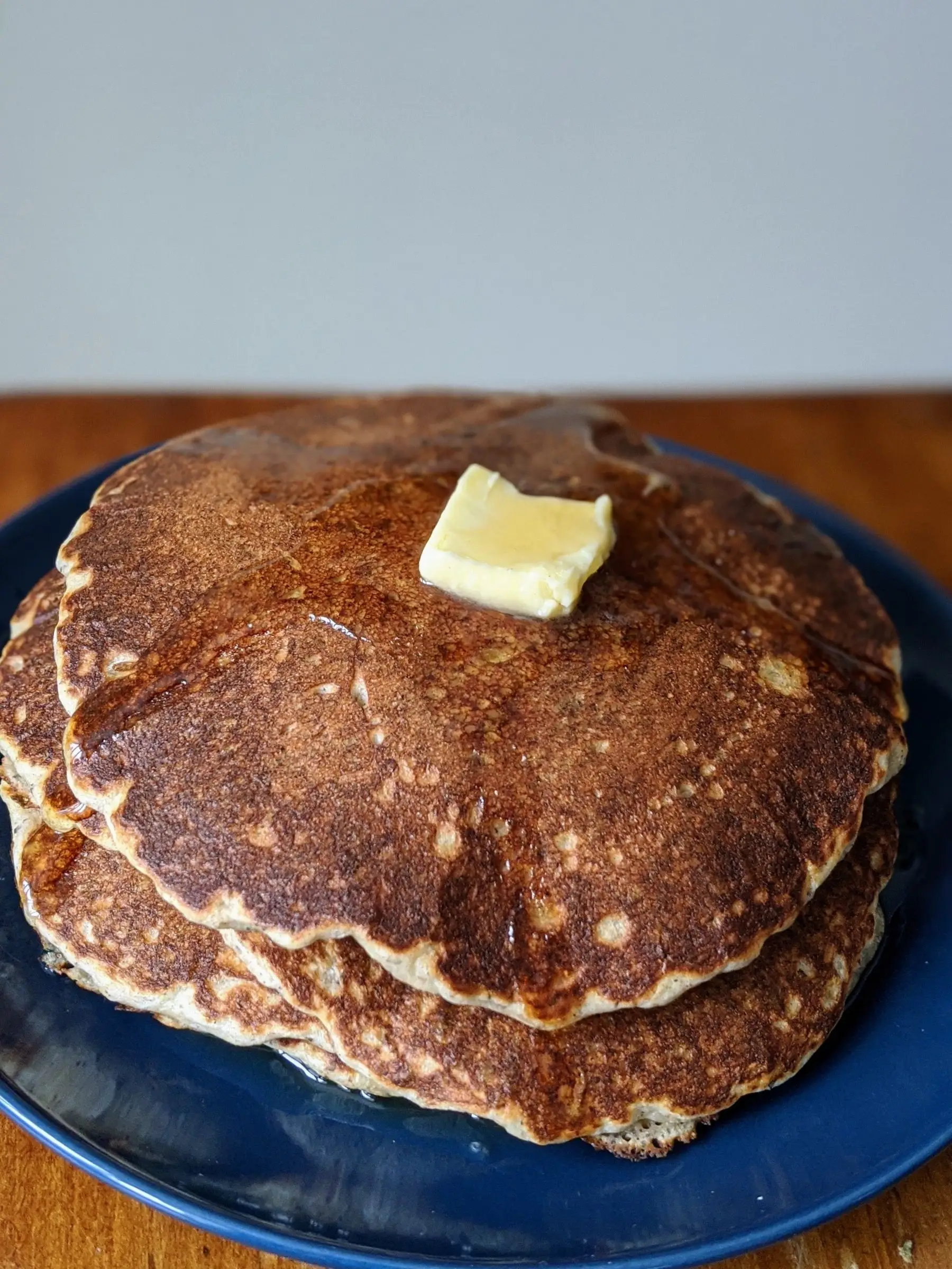 Sourdough Red Fife and Buckwheat Pancakes